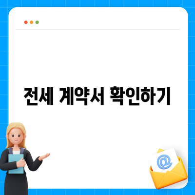 전세 이사 날 챙겨야 할 사항