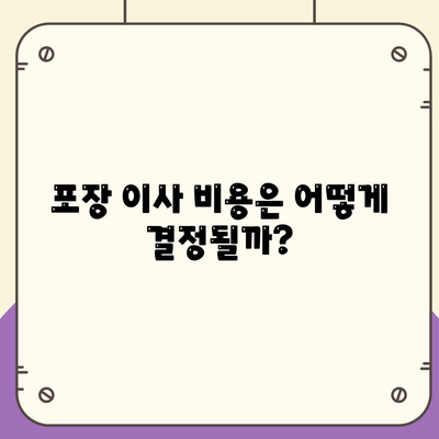 포장 이사 견적 비교 | 비용 체크리스트와 사다리차 업체 가격