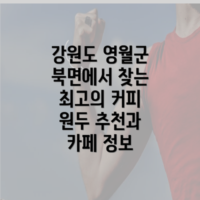 강원도 영월군 북면에서 찾는 최고의 커피 원두 추천과 카페 정보