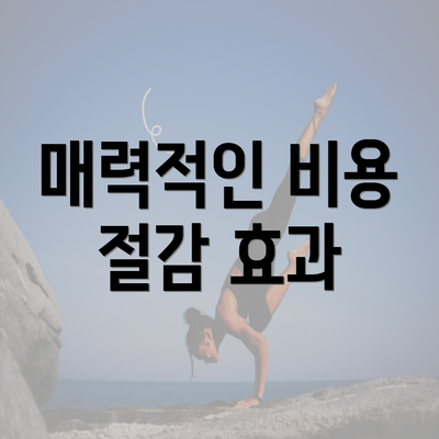 매력적인 비용 절감 효과