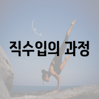 직수입의 과정