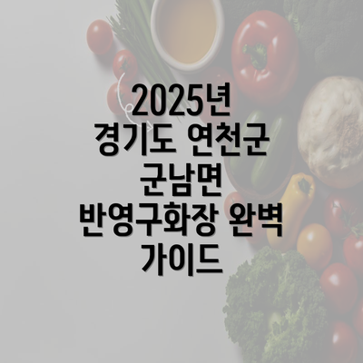 2025년 경기도 연천군 군남면 반영구화장 완벽 가이드