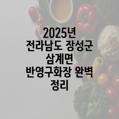 2025년 전라남도 장성군 삼계면 반영구화장 완벽 정리