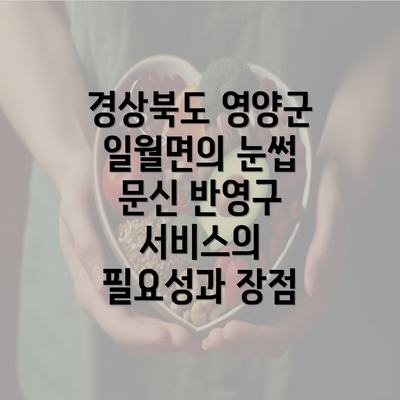 경상북도 영양군 일월면의 눈썹 문신 반영구 서비스의 필요성과 장점