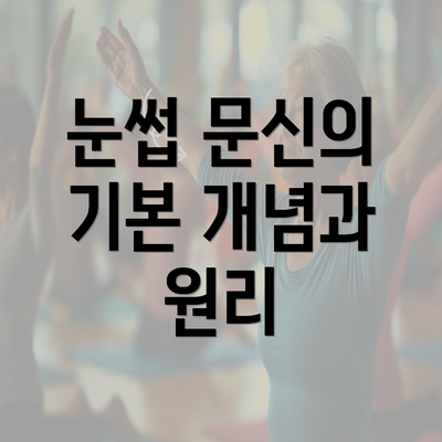 눈썹 문신의 기본 개념과 원리