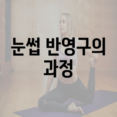 눈썹 반영구의 과정