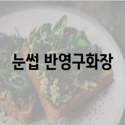 눈썹 반영구화장