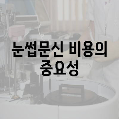 눈썹문신 비용의 중요성