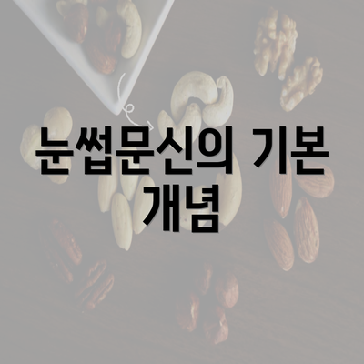 눈썹문신의 기본 개념