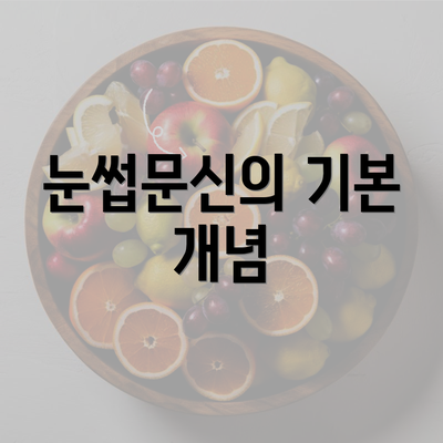 눈썹문신의 기본 개념