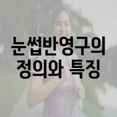 눈썹반영구의 정의와 특징