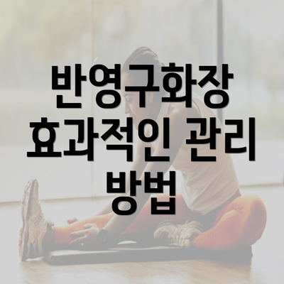 반영구화장 효과적인 관리 방법