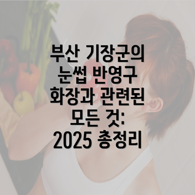 부산 기장군의 눈썹 반영구 화장과 관련된 모든 것: 2025 총정리