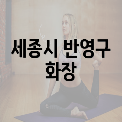 세종시 반영구 화장