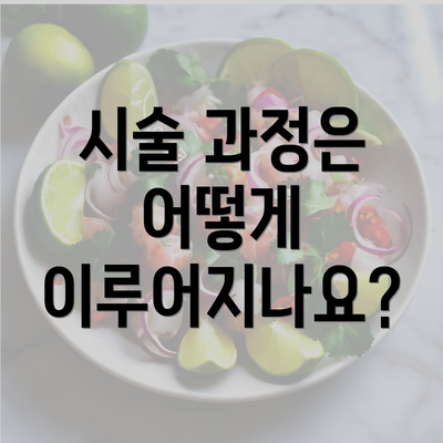 시술 과정은 어떻게 이루어지나요?