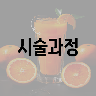 시술과정