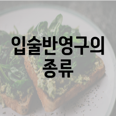 입술반영구의 종류