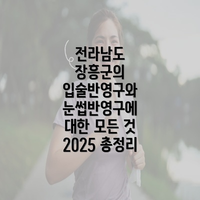 전라남도 장흥군의 입술반영구와 눈썹반영구에 대한 모든 것 2025 총정리