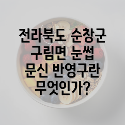 전라북도 순창군 구림면 눈썹 문신 반영구란 무엇인가?