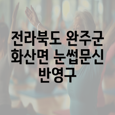 전라북도 완주군 화산면 눈썹문신 반영구