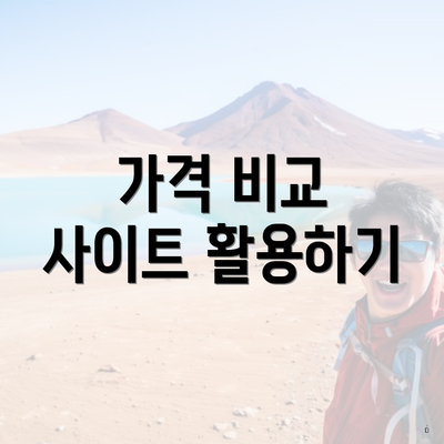 가격 비교 사이트 활용하기