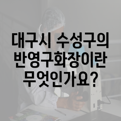 대구시 수성구의 반영구화장이란 무엇인가요?