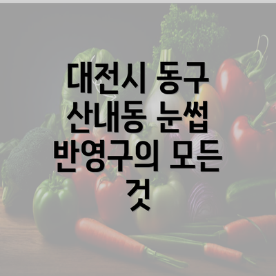 대전시 동구 산내동 눈썹 반영구의 모든 것