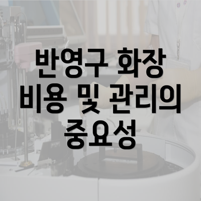 반영구 화장 비용 및 관리의 중요성