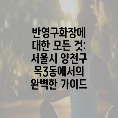 반영구화장에 대한 모든 것: 서울시 양천구 목3동에서의 완벽한 가이드