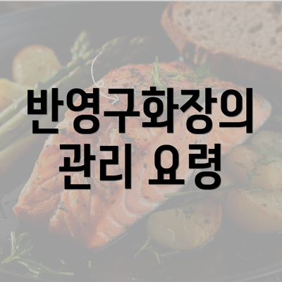 반영구화장의 관리 요령