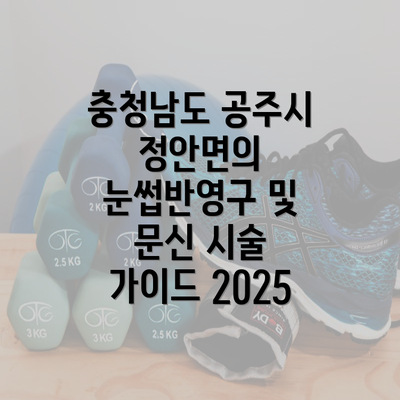 충청남도 공주시 정안면의 눈썹반영구 및 문신 시술 가이드 2025