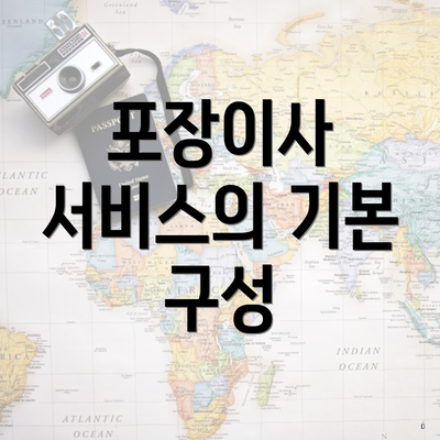 포장이사 서비스의 기본 구성