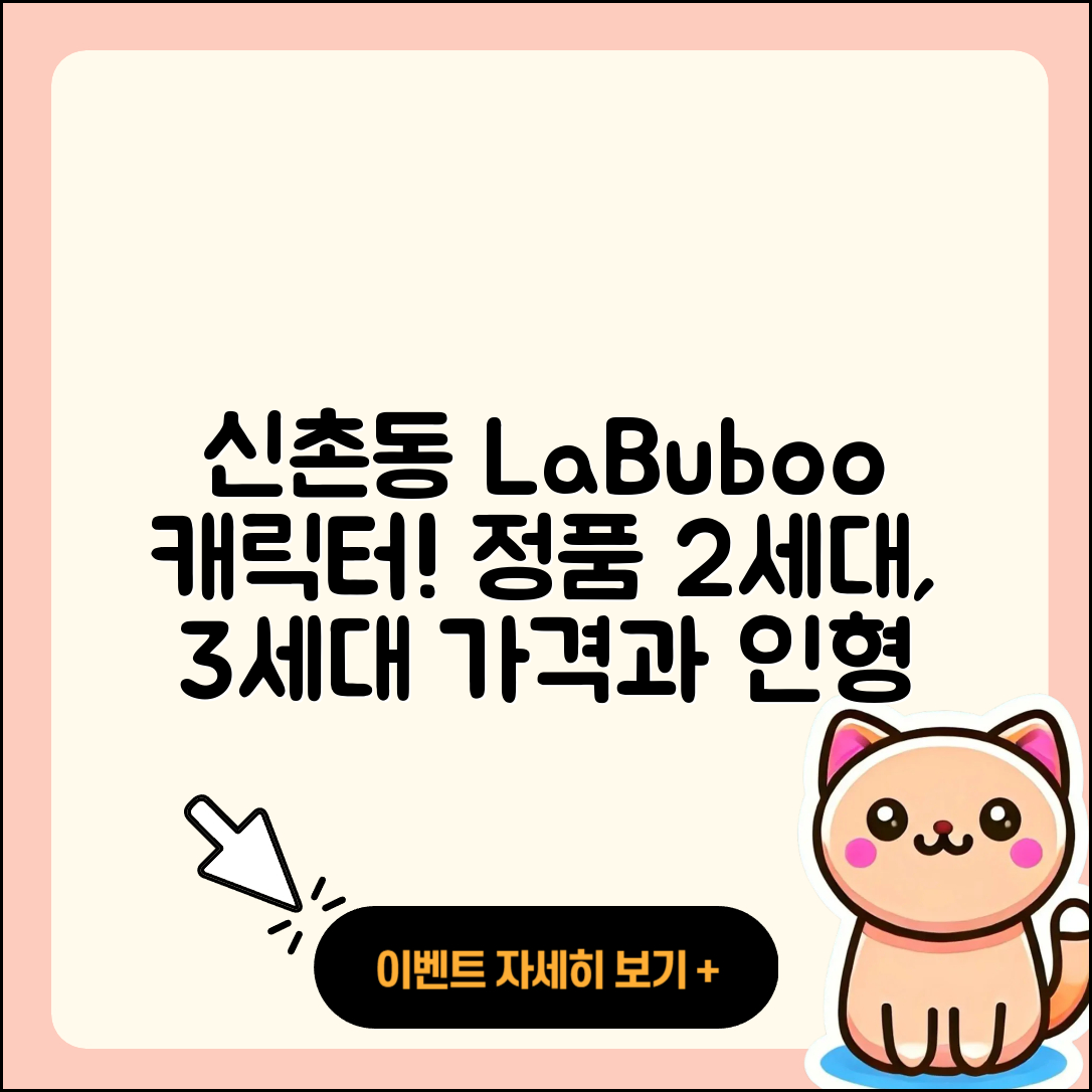 성남시 수정구 신촌동 라부부 캐릭터 | 정품 | 2세대 | 3세대 | 가격 | 인형 | 2025