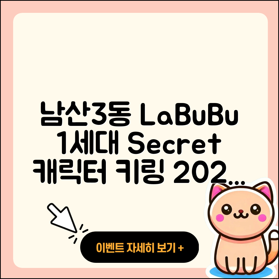 중구 남산3동 라부부 1세대 | 캐릭터 | 2세대 | 시크릿 | 파는곳 | 팝마크 | 코카콜라 | 자아 | 옷 | 키링 | 2025