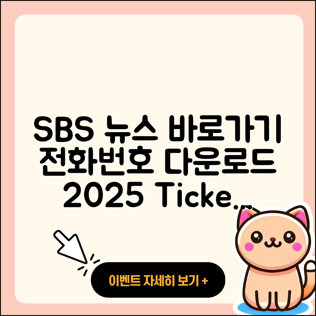 SBS 뉴스 pc버전 전화번호 | 바로가기 | 홈페이지 | 다운로드 | 티켓 | 2025